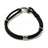 PU Leather Round Cord Multi-strand Bracelets SJEW-K002-07F-1