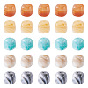 50Pcs 5 Colors Opaque Acrylic Beads OACR-TA0004-97-1