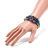 6Pcs 6 Style Natural & Synthetic Mixed Gemstone Beaded Stretch Bracelets Set BJEW-JB08824-7