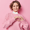 Detachable Cotton Shirt Women False Collar DIY-WH20048-038-4
