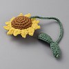 Crochet Sunflower Hanging Ornament DIY-WH0580-16-2
