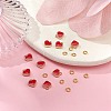 Heart Alloy Enamel Charms ENAM-YW0002-85A-5