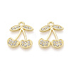 Alloy Rhinestone Pendants FIND-N008-31KCG-1