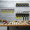 3 Bags 3 Styles Carbon Steel Wall-Mounted Plisers Screwdriver Wrench Holder ODIS-UN0001-39-2
