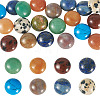 20Pcs Natural & Synthetic Mixed Gemstone Cabochons G-TA0002-76A-2