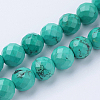 Natural Magnesite Beads Strands G-P324-10-10mm-1