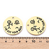 201 Stainless Steel Pendants LS-STAS-T064-37G-17-3