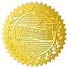 34 Sheets Self Adhesive Gold Foil Embossed Stickers DIY-WH0509-031-1