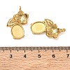 304 Stainless Steel Pendant Cabochon Settings SA-CBAE5AC-17G-3
