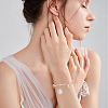 20Pcs Iron Cable Chain Bracelets for Women Men BJEW-SC0001-42-5