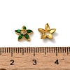 Alloy Enamel Beads Caps FIND-G074-02E-3