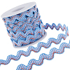 10 Yards Polyester Wave Ribbon OCOR-GF0003-14D-1