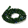 Transparent Electroplate Glass Beads Strands LS-EGLA-A039-T2mm-L25-2