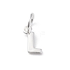 925 Sterling Silver Letter Charms LS-STER-C012-01S-L-1