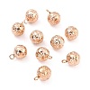 Ion Plating(IP) 304 Stainless Steel Charms LS-STAS-I183-01B-RG-1
