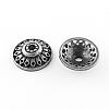 Apetalous Tibetan Style Alloy Bead Caps TIBE-Q046-01AS-LF-1