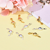 10 Sets 2 Colors Zinc Alloy Magnetic Clasps PALLOY-CJ0001-140-7