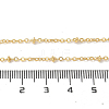 2mm Rack Plating Brass Satellite Chain Necklaces for Women Men MAK-L044-11G-5