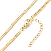 Brass Wheat Chains Necklace for Women NJEW-P265-26G-1