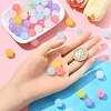 120Pcs 6 Colors Imitation Jelly Acrylic Beads MACR-YW0003-22-4