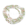Electroplate Glass Beads Strands X-EGLA-S192-001A-B03-2