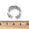 Rotatable Open Cuff Rings for Women RJEW-S402-02P-4