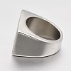 Personalized Retro Men's 316 Stainless Steel Wide Band Finger Rings RJEW-J066-45-22mm-3