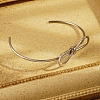 Stainless Steel Cuff Bangles for Women LC9962-1-1