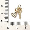 Brass Charms KK-H493-01G-04-3