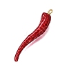 Brass Enamel Pendants KK-K427-20G-2