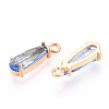 Faceted Glass Pendants X1-GLAA-T010-004D-2