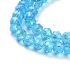 Electroplate Glass Beads Strands LS-EGLA-A034-T8mm-L03-3