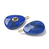 Dyed Natural Lapis Lazuli Pendants G-I391-04G-06-2