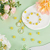 50Pcs Glass Beads LAMP-SC0001-39-4