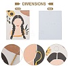 45Pcs 9 Styles Paper Jewelry Display Cards CDIS-CJ0001-09-3