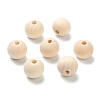 Natural Unfinished Wood Beads LS-WOOD-XCP0001-19F-1