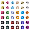 108Pcs 18 Colors Aluminum Beads FALUM-TA0001-01-12