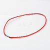 Braided Imitation Leather Cord Wrap Bracelets BJEW-L566-02B-2