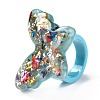 Acrylic Finger Rings RJEW-M137-01B-3