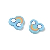 Handmade Polymer Clay Cabochons PY-CBABB49-03G-2