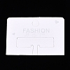 Rectangle Paper Hair Clip Display Cards CDIS-T004-13-2