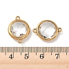 304 Stainless Steel Rhinestone Connector Charms STAS-P453-03G-01-3