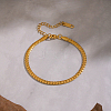 304 Stainless Steel Link Chain Bracelets for Women AF5599-3-1
