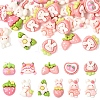 20Pcs Cute Opaque Resin Decoden Cabochons RESI-YW0005-48-1