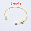 Eco-Friendly 316 Surgical Stainless Steel Cuff Bangle Making STAS-J038-25G-3