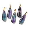 Natural Colorful Fluorite Pendants G-Q192-07G-05-1