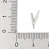 304 Stainless Steel Letter Connector Charms STAS-M108-01P-22-3