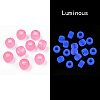 Transparent & Luminous Plastic Beads KY-T025-01-H06-1