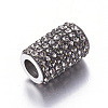 304 Stainless Steel Rhinestone Magnetic Clasps RB-K005-12-2
