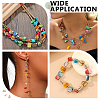 6 Strands 6 Colors Erose Shell Beads Strands BSHE-HY0001-05-5